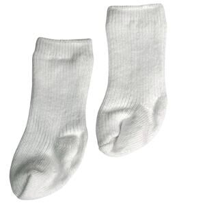 American Girl Meet Socks Cecile Addy Molly Felicity White Rib Knit Knee High New